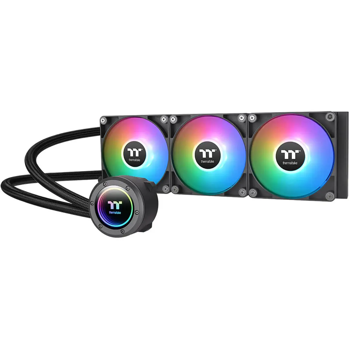 Thermaltake TH360 V2 360mm ARGB Sync All-in-One CPU Liquid Cooler, Black