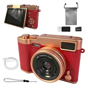 Flip Screen Ccd Camera, Entry-Level Student Portable Camcorder, Includes Storage Card, Ideal for Teens and Back-To-School Season