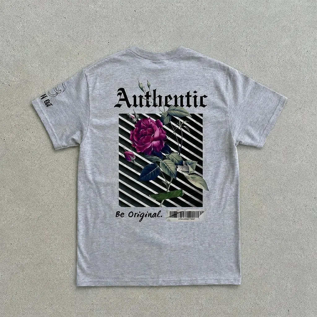 Authentic Floral Graphic T-Shirt