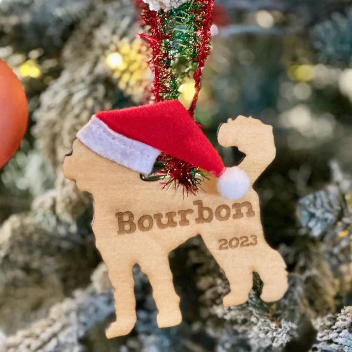 Labradoodle / Goldendoodle  Christmas Ornament