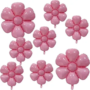 Birthday Party Flower Decoration Flower Theme Party Balloon Decoration Birthday Wedding Balloon (Pink)
