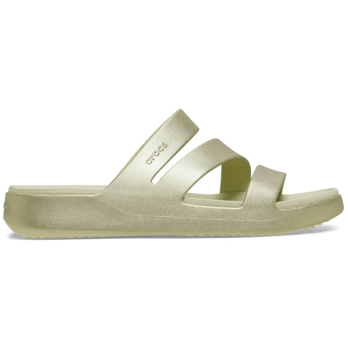 Crocs Women's Getaway Metallic Strappy Sandals, Stylish, Shoe