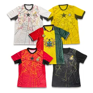 Fan version For men 2026 New Football Jersey Match Football Jersey Training Football Jersey Special edition Football Jersey/Ghana Yellow White Red Black Home Away Soccer Jersey /Short Sleeve Breathable Quick-drying Breathable Stretchy Cheap Top