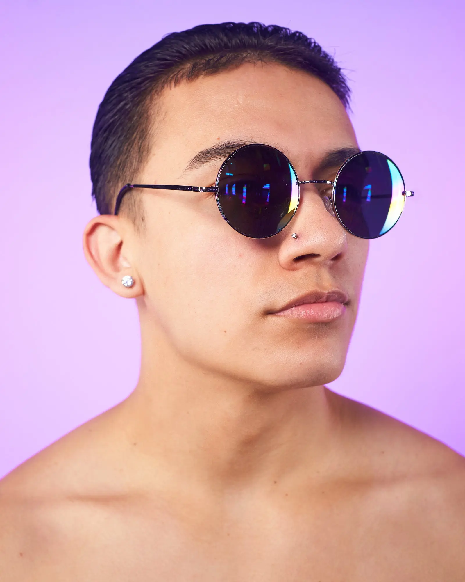 GloFX Imagine Diffraction Glasses Blue Mirror GloFX Imagine Diffraction Glasses Blue Mirror