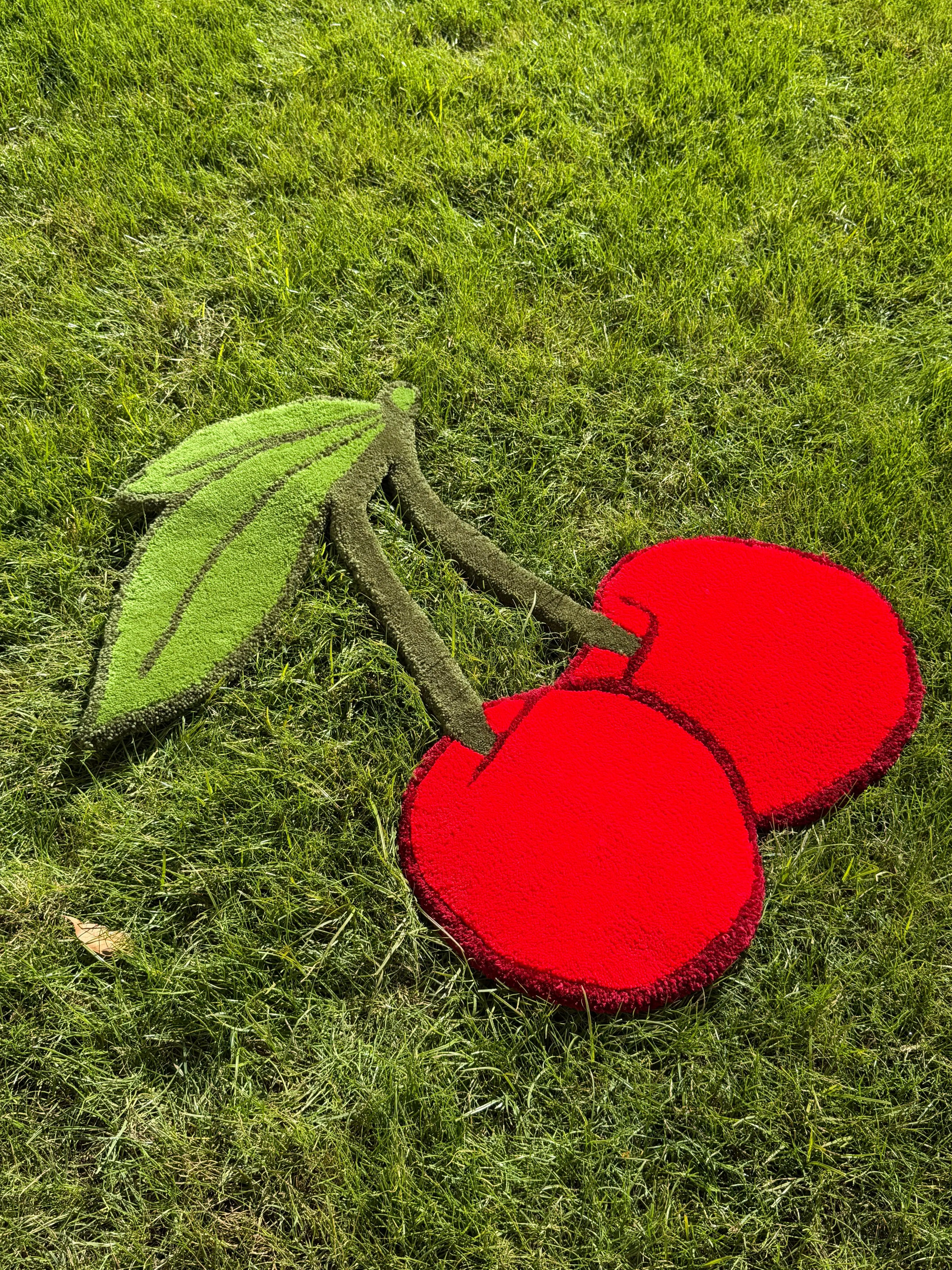 Cherries Custom Tufted Rug