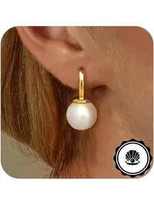 Spring Summer Sliver Needle Fake Pearl Earrings Minimalist Luxury Design Faux Pearl Jewelry Perfect for Gifts and Daily Wear High Quality Earrings
