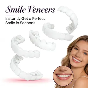 【3 Pairs】Snap On Veneers Close-up Confident - 2026 Viral Smile Hack No Pain, Natural White Moldable Gap Correction, Instant Makeover Photo-Ready for Men & Women