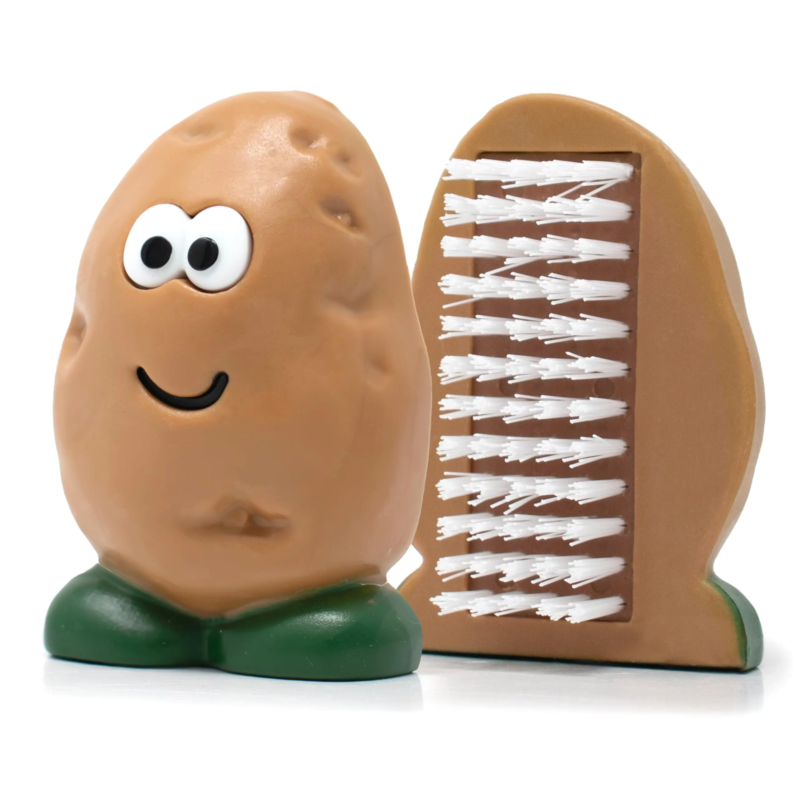 Spud Potato Brush  Vegetable And Fruit Scrubber Produce Cleaner Cute Kitchen Gadget Dishwasher Safe