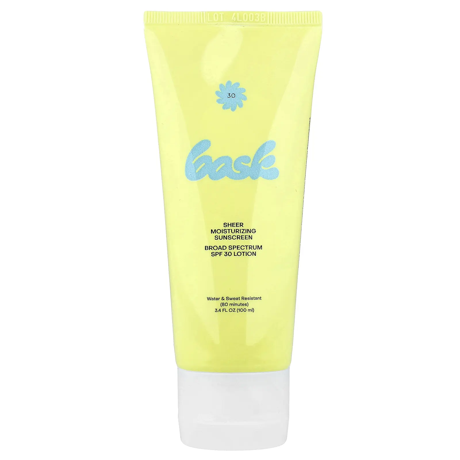 Bask Suncare Sheer Moisturizing Sunscreen Lotion, SPF 30, 3.4 fl oz (100 ml)