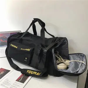 Waterproof Fitness Backpack,carry on Travel bag for  Personal Item Flight Approved,Large Capacity  Large Capacity with Dry-Wet Separation & Multiple Pockets, Great for Travel, Camping & Fitness Weekender Bag for Hiking