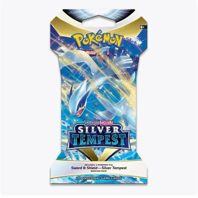 Silver Tempest Single Booster Pack, Collectible Non-Sports Trading Card Pack, Collectible Cards