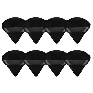 8 Pieces Triangle Powder Puff Face Soft Triangle Makeup Puff Velour Cosmetic Foundation Blender Sponge Beauty Makeup Tools