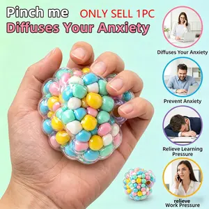 1 PC dopamine handmade squeeze ball, made of soft elastic material, relieves anxiety, relaxes the mind, improves concentration, suitable for teenagers and adults to play and relax, very suitable as a desktop toy and a creative gift for relieving anxiety