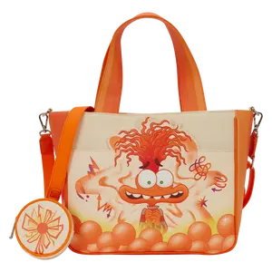 Inside Out 2 Anxiety Tote Bag with Coin Bag