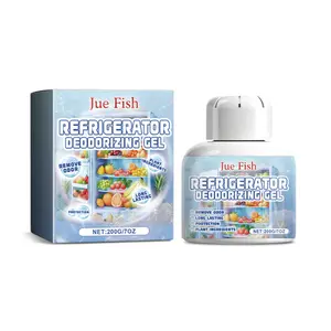 Jue-Fish Refrigerator Deodorizing and Purifying Gel - Indoor Refrigerator Deodorizer, Preservative, Anti-Odor Mixing, and Odor Eliminator Household