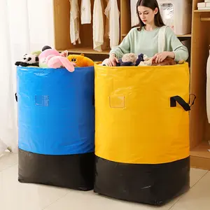 1-Pack Heavy Duty Moving Bag with Sturdy Handles and Secure Drawstring Closure - Large Capacity Durable Storage Organizer for Moving, Storage, Stuffed Animal Storage - Portable and Easy To Transport, Packing Solution