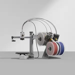 Bambu Lab A1 Mini 3D Printer, Support Multi-Color 3D Printing, Set Up in 20 Mins, High Speed & Precision, Full-Auto Calibration & Active Flow Rate Compensation, ≤48 dB Quiet FDM 3D Printers