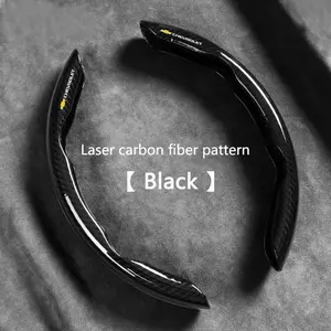 2pcs Car Emblems Steering Cover, Non-Slip Protection Shell, Compatible with Chevrolet Models, Durable & Easy Installation, Steering Wheel Protector