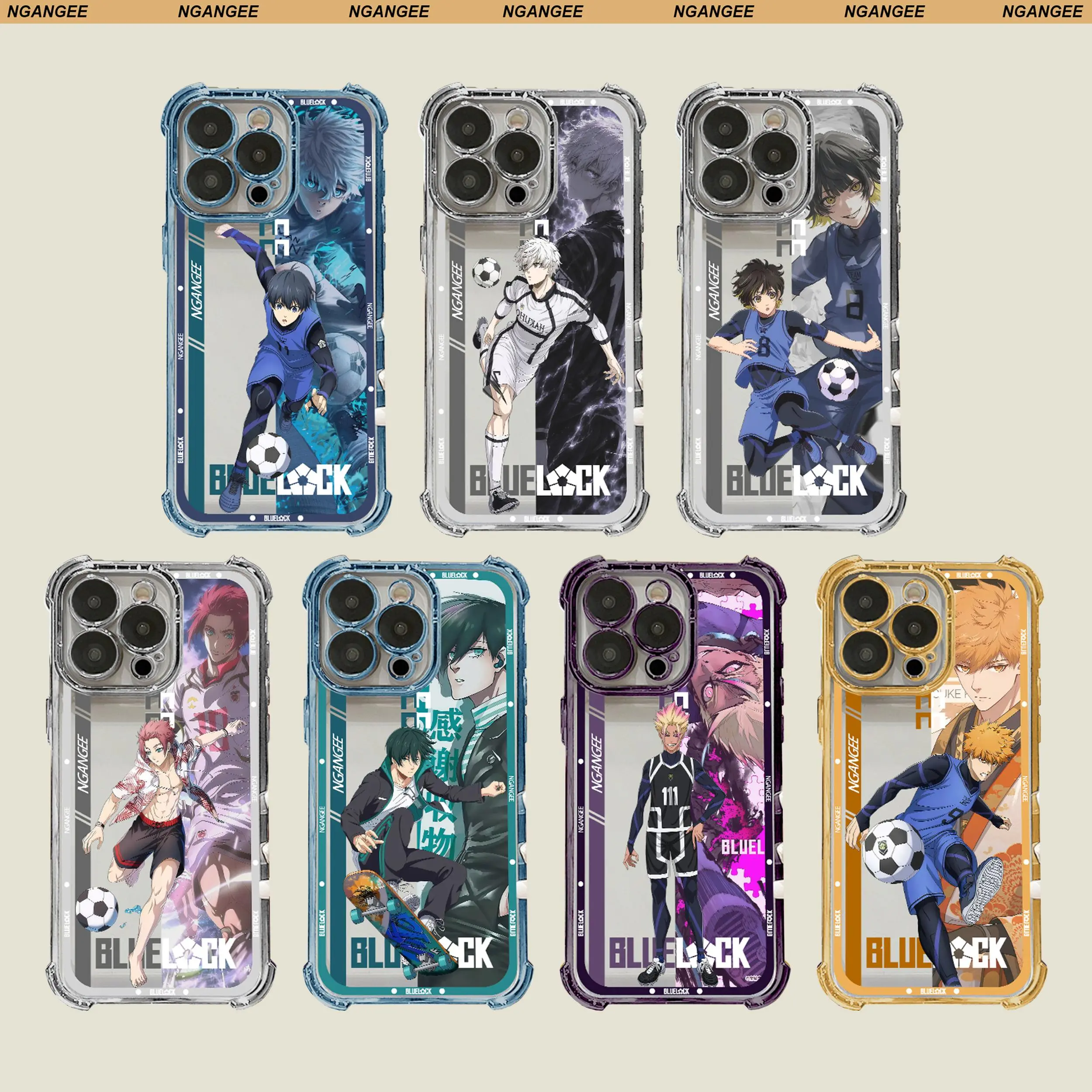 Blue Lock football Anime-sport fan gift Style Case for Galaxy And iPhone fit Galaxy S26ULTRA CASE , S22 S23 S24 S25 S26 S23FE S24FE and iPhone 17 17AIR 17 PRO MAX 11 12 13 14 15 16 PLUS LSJY1-7