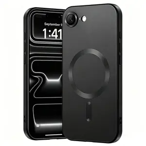 Magnetic phone case Cover Casing for iPhone 7 8Plus SE2 SE3 new style protective shockproof soft case TPU Shockproof