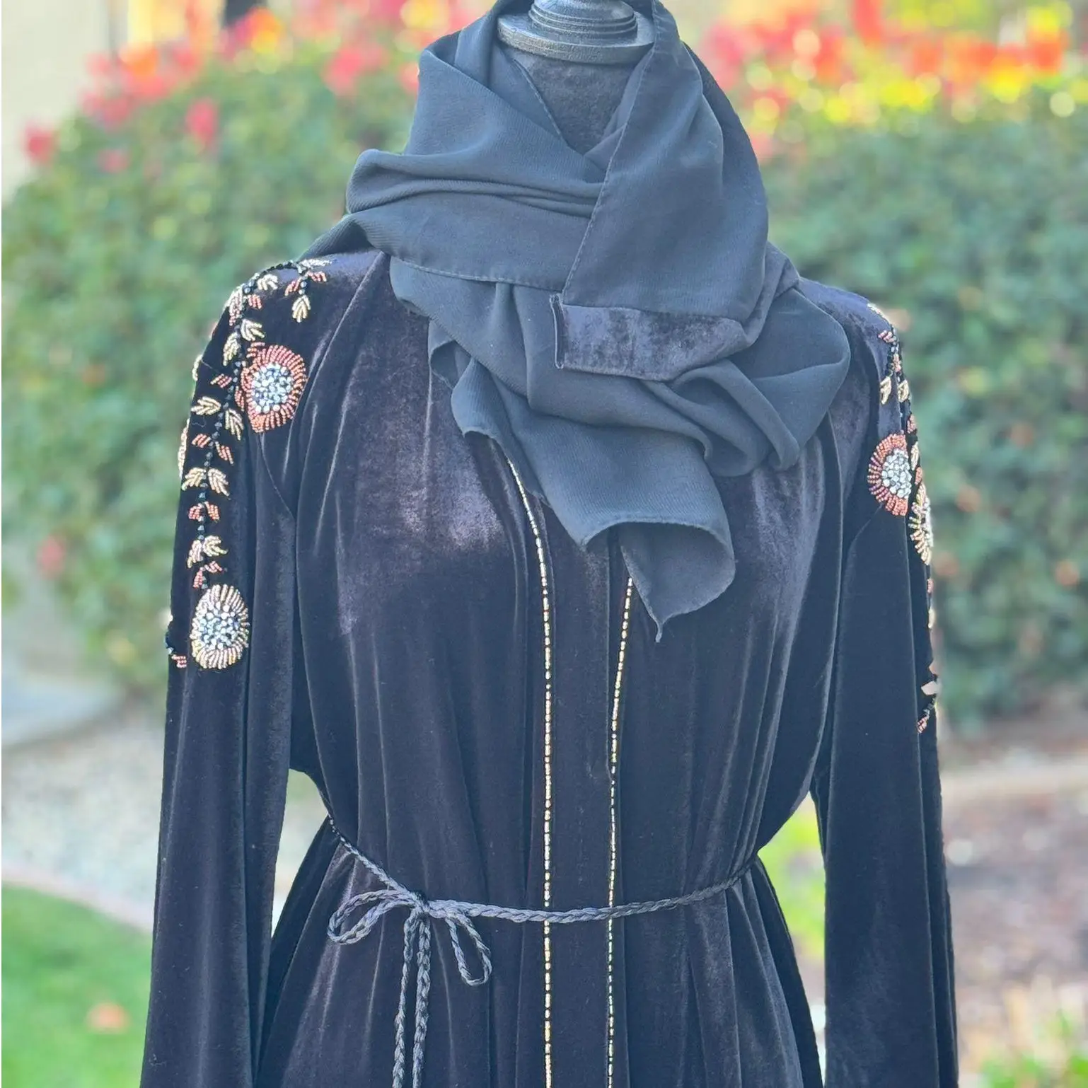 Celine Abaya Set - Embrodiered Abaya for Women