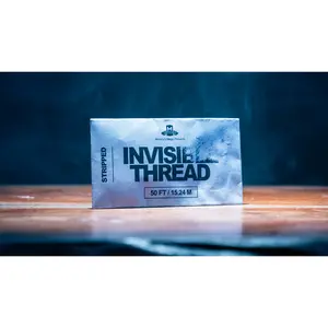 Invisible Thread Stripped 50 Feet - Versatile Strapping Solution for Various Products