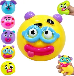 NEW Smushers Squishy, Cute Easy Squeezy Squishy Funny Face Swap Fidget Toys, Soft Moldable Slow Rising Squishy Stress Ball, Fun Sensory Toys for Adults Anxiety Relief #FAC