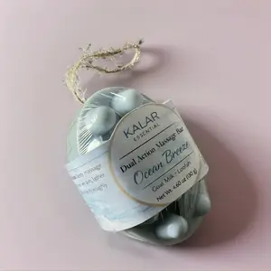 Goat Milk Exfoliating Massage Soap Bar – Ocean Breeze Loofah Soap for Soft Skin – KALAR Essential
