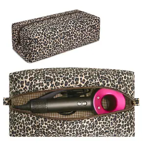 Quilted Hair Tools Travel Organizer Bag - Compatible with Dyson Airwrap Styler, Travel Luggage Accessory for Hair Tool Storage summerwins