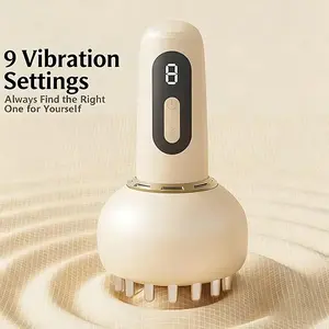 Vibratory Deep Tissue Massager - Lightweight, 21 Nodes, 9 Speeds, Adjustable, Boosts Circulation, Targeted Muscle Relief, Relaxing Home & Festive Party Gift #GLOBAL PICKS