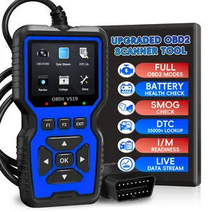 Enhanced Obd2 Scanner Code Reader, Car Engine Check Tool, Vehicle Diagnostic Tool, Reads and Erases Fault Codes, Fits All Obd Ii Cars Since 1996, No Battery Needed