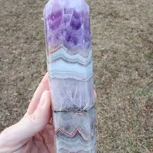 Amethyst Agate Crystal Tower