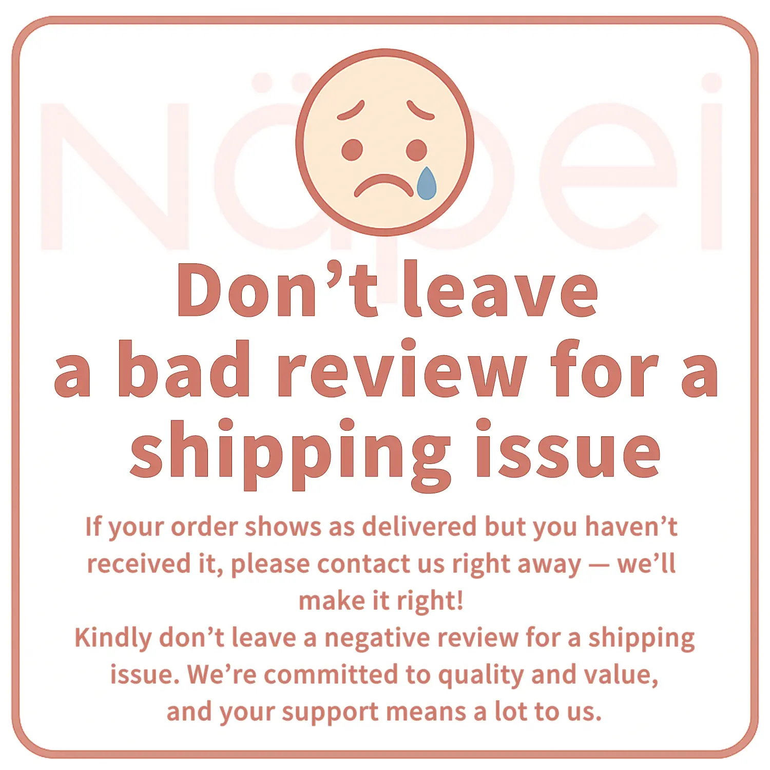 Didn't receive your package? Don't worry!