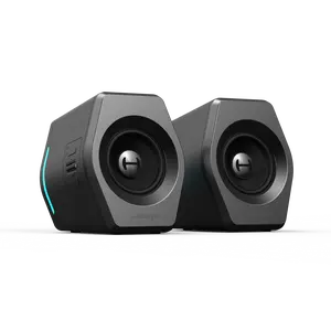 G2000 II Gaming 2.0 Speakers with RGB light effects Hecate by Edifier, Backward Mega Bass Port, Mechanical Shift Lever Easy To Control Volume