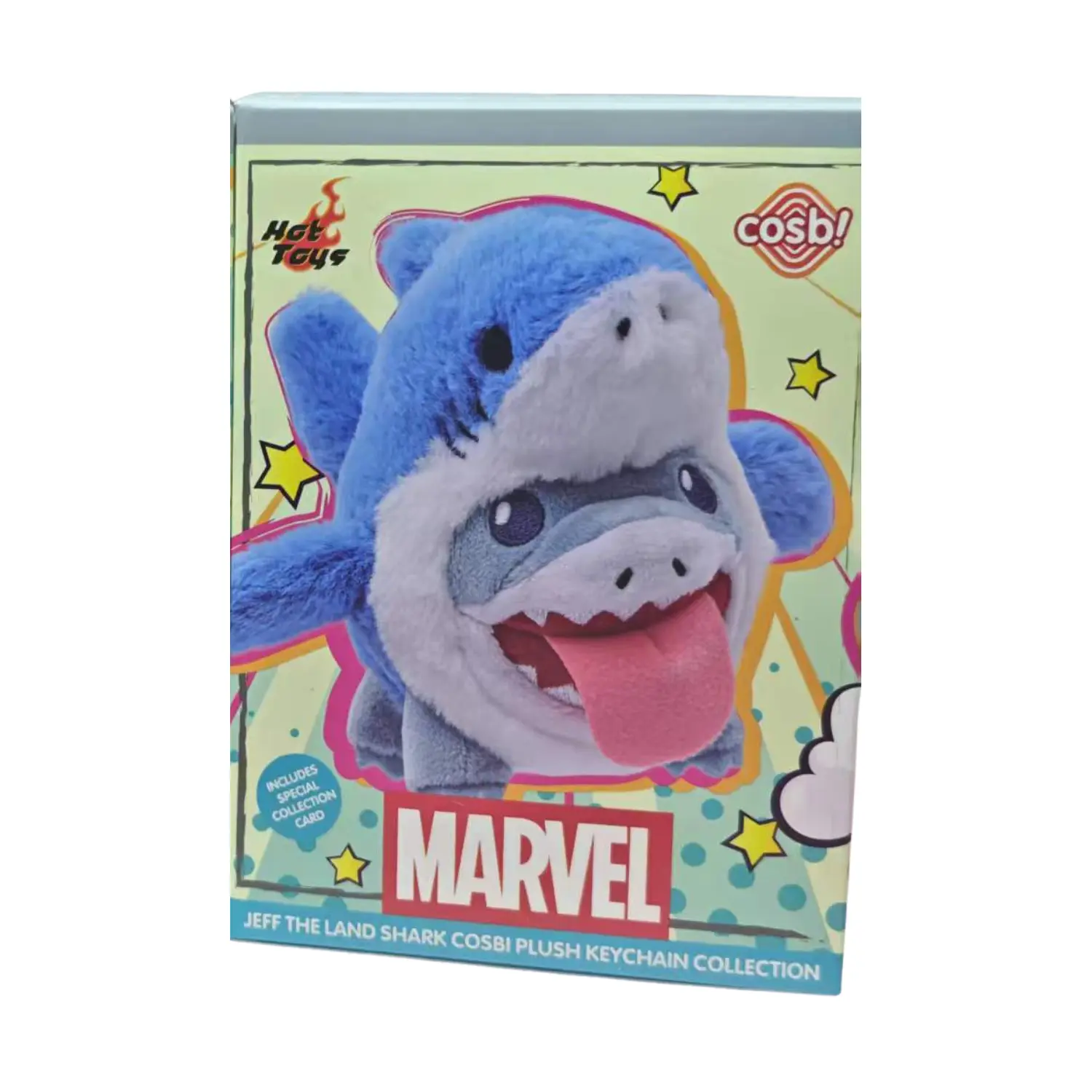 HotToys Cosb! Marvel Jeff the Land Shark Plush Keychain Collection Blind Box