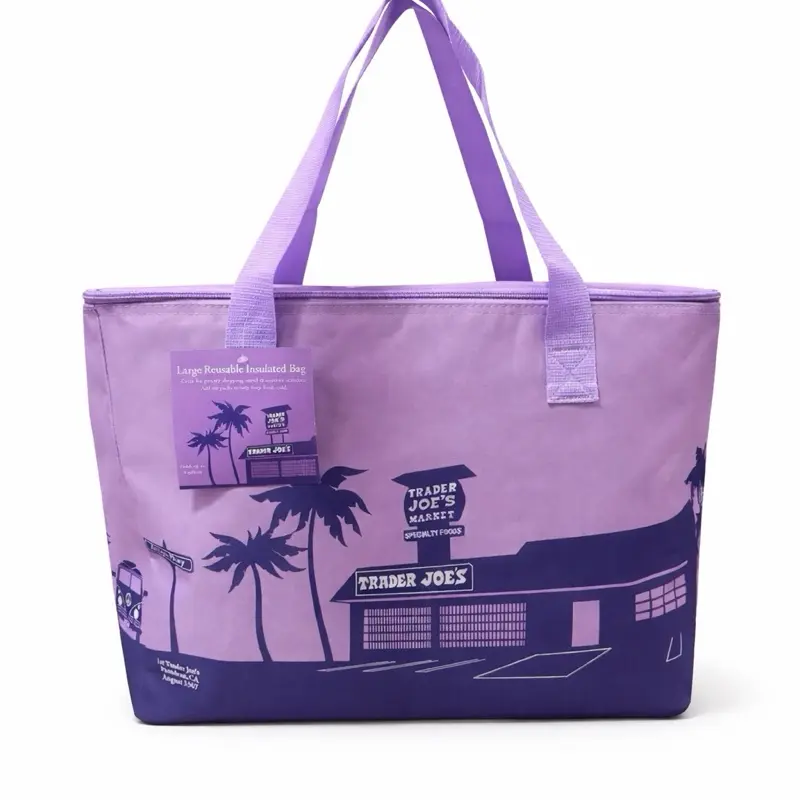 Trader Joe’s Purple Rain Insulated Bag