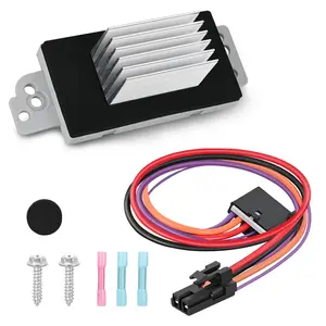 Nilight HVAC Blower Motor Resistor Complete Kit with Harness Fit for Chevy, GMC s - Silverado, Tahoe, Suburban, Sierra, Yukon XL Replaces 1581773, 89018778, 89019351, 19260762, 15-80567