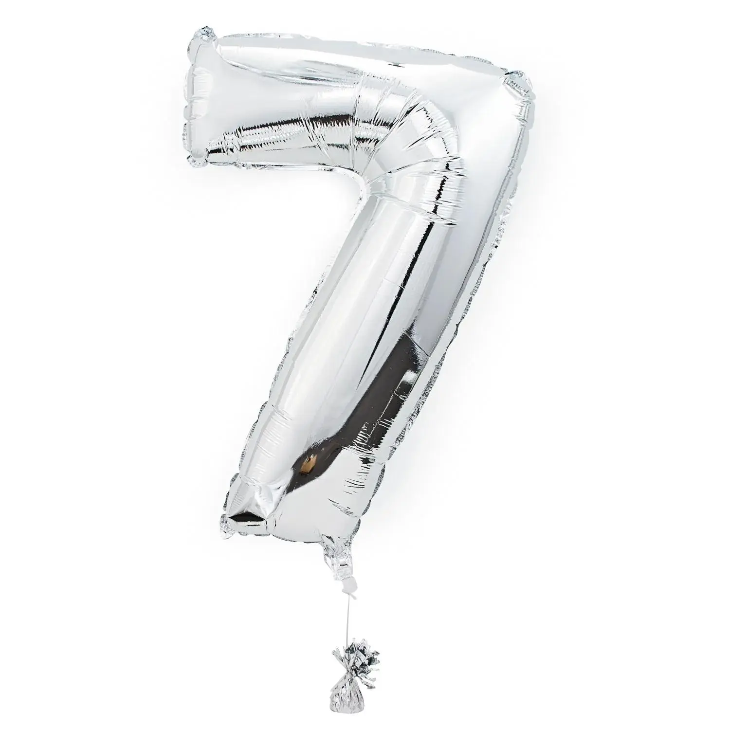 7-Shaped Number 34" Mylar Balloon