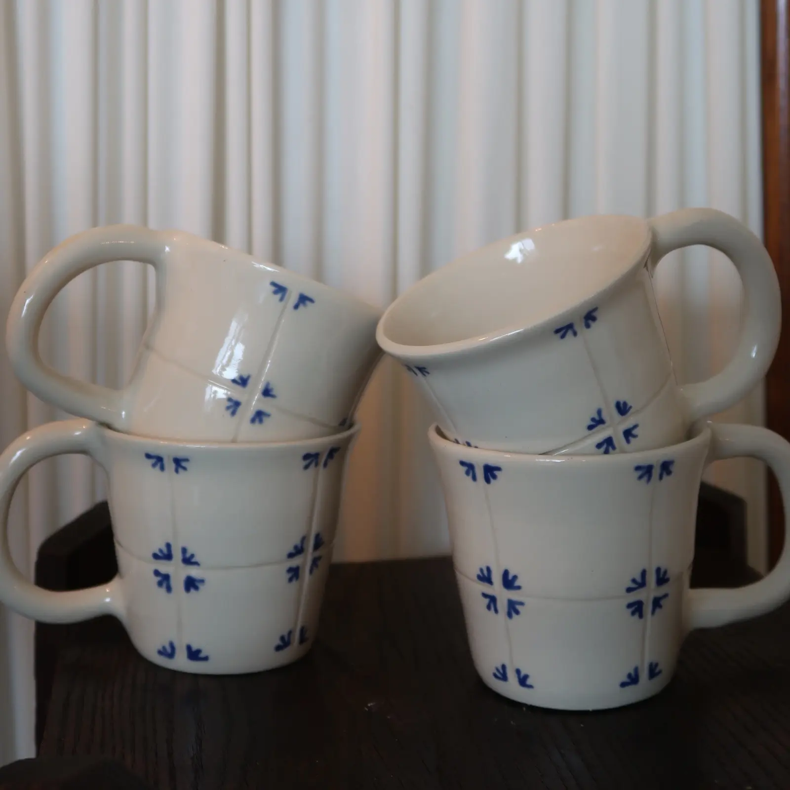 Handmade Delft-Tile Mug | 8oz