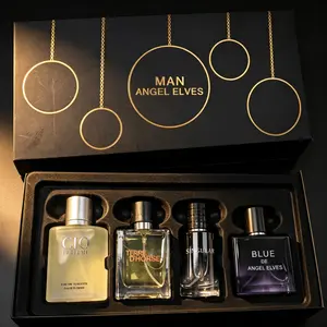 ANGEL ELVES Meilan Earth Men's Perfume Four-piece Set | 30ml*4 | Individually bottled, compact and portable, ideal for stashing in bags or replenishing car fragrance. | perfume para hombres | summer fragrance men