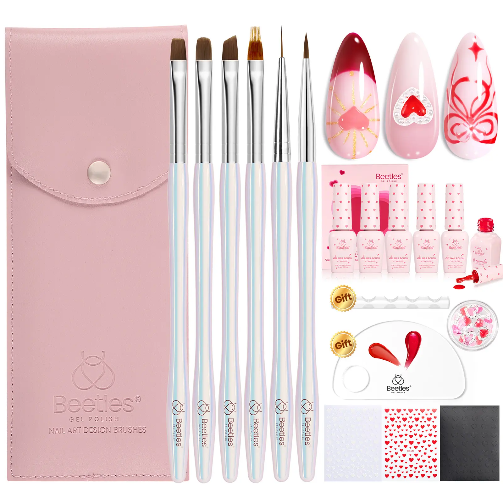 Nail Art Brushes kit【Gift Box】