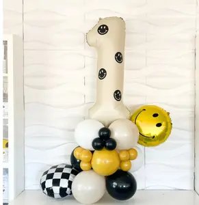 One Happy Dude DIY Balloon Tower l Number Balloon Tower l One Happy Dude Birthday l One Happy Dude