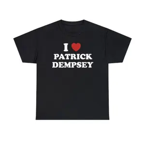 I Heart Patrick Dempsey Unisex T-Shirt - Dr. Derek Shepherd Grey's Anatomy Tshirt