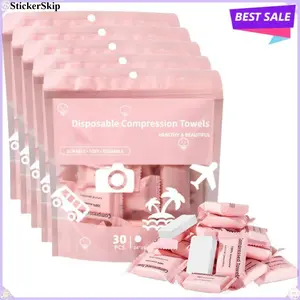 2026 New Disposable Compressed Towels Tablets, Portable Mini Face Towels 9.4"x11.8", Soft Durable & Lightweight, Ideal for Travel, Camping, Hiking, Picnics, Gym & Daily Home Use, Convenient On-the-Go Essential for Men & Women