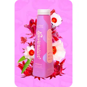 Organic Hibiscus Beverage for Hair and Skin Health with Free Gift - Pre-Workout Cure, Hair Loss Aid & Flavor Infused