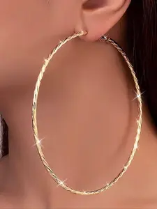 Boho Style Hoop Earrings, Fashion Jewelry for Party, Daily Clothing Decor, Trendy All-match & Exquisite Jewelry for Birthday Gift, Fashionable Hoop Earrings, Versatile Earrings