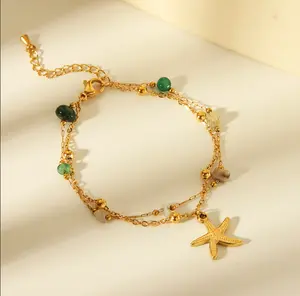 Jade Starfish Bracelet