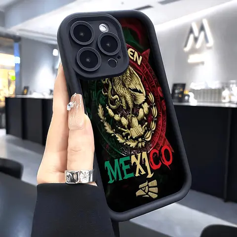 Durable Soft Silicone Smartphone Cover for iPhone 17 Pro Max,16 Plus,15,14,13,12,11,Air,XR Handheld Devices - 1.2mm Cellphone Accessory, Cool Eagle Logo, Anti-Scratch, Shockproof, Anti-Yellowing Daily Protection
