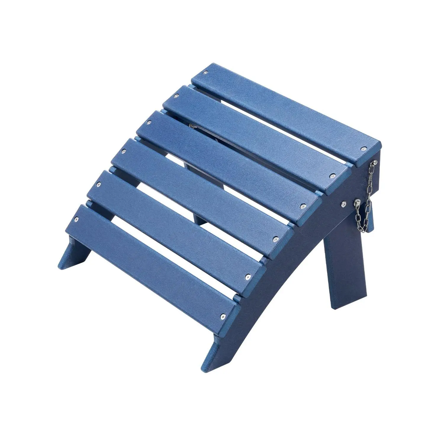 【Summerfinds】 VEVOR Adirondack Ottoman, 15.7Lx 18.9Wx 13H Inch HDPE Plastic Folding Adirondack Ottoman, Weather-Resistant Foot Rest for Adirondack Chair, Widely Used for Outside Porch Pool Lawn Backyard, Bluedealsforyoudays