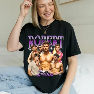 Robert DWTS 2025 Bootleg Shirt DWTS 2025 Shirt The Stars Fan Gift Gift For Her For Him Casual 100% Soft Cotton Tee